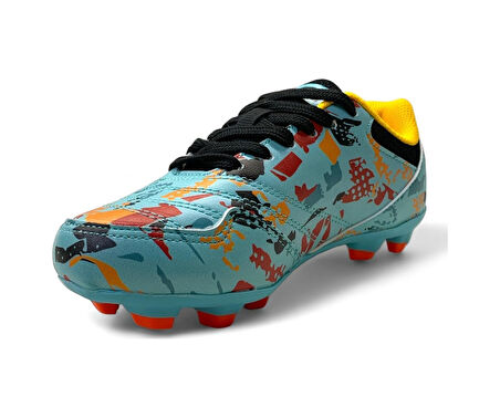 Jump 32202 Çocuk Çim Saha Kramponu Mavi