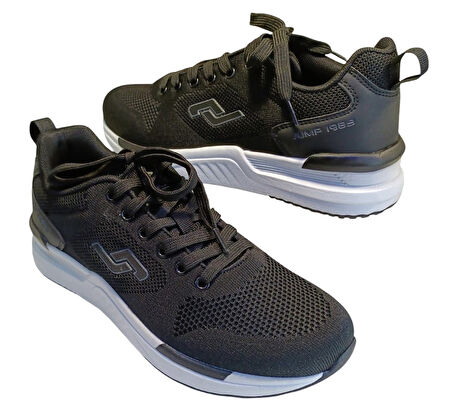 Jump 32414 Erkek Sneaker Spor Ayakkabı Siyah - Beyaz