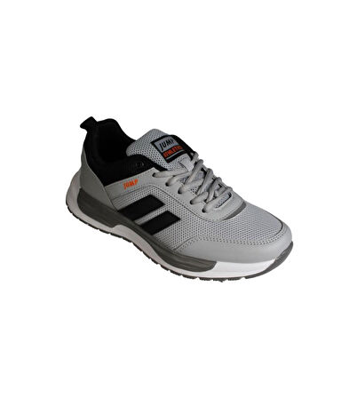 JUMP Erkek Gri Fileli Memory iç taban Sneaker Spor Ayakkabı