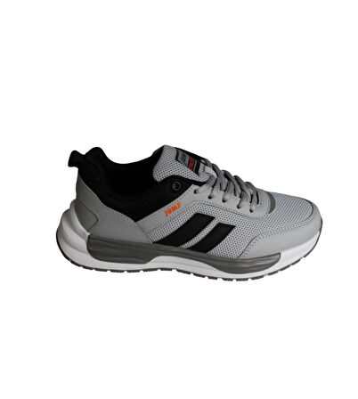 JUMP Erkek Gri Fileli Memory iç taban Sneaker Spor Ayakkabı