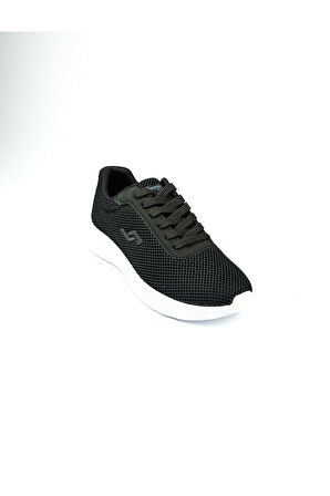 35142 Siyah Beyaz Kadın Sneaker Ayakkabı