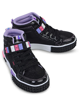 Jump Kız Çocuk Spor Ayakkabı 31-35 Numara Siyah