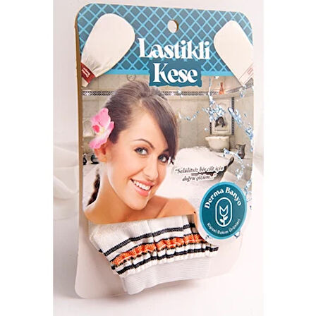 Derma Banyo Krep Lastikli Kese