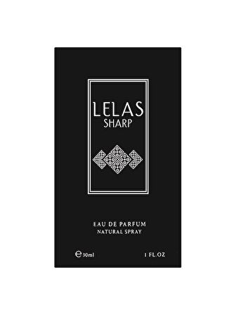 Lelas 0718 Sharp 30 ML Edp Odunsu Çiçkesi Misk Erkek Parfümü