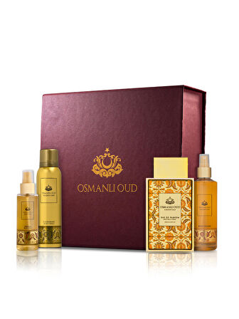 OSMANLI OUD 9851 85 ML GOLDEN LEAF 4'lü Parfüm Seti 8681124698513