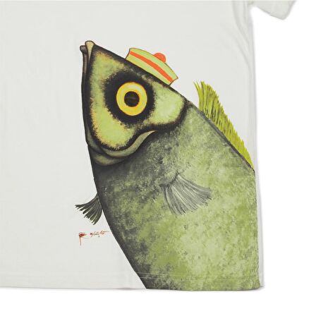 Biggdesign Pistachio Erkek T-Shirt Beyaz-L