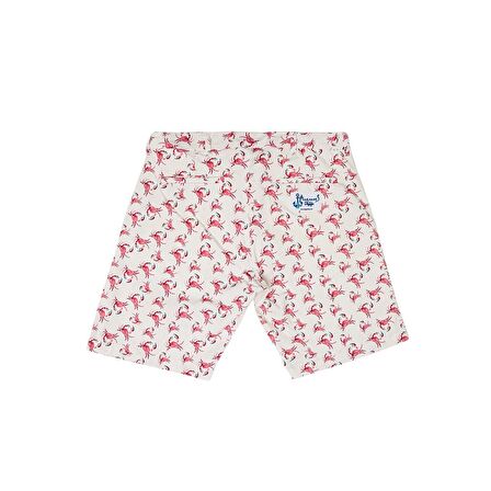 Anemoss Yengeç Erkek Şort Beyaz-S