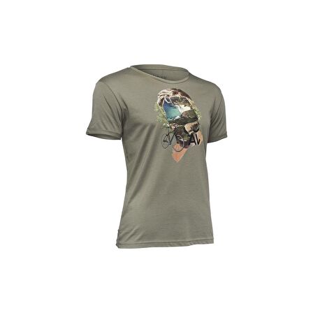 Biggdesign Nature Maceraperest Erkek T-shirt Çok Renkli-XL