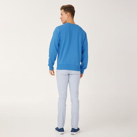 Biggdesign Nature Ormanın Kralı Erkek Sweatshirt Lacivert-M