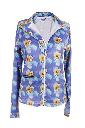 Biggdesign Nature Fermuarlı Kadın Sweatshirt Çok Renkli-M