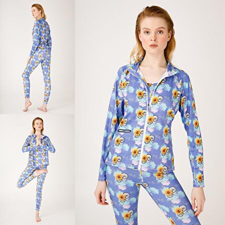 Biggdesign Nature Kadın Tayt Çok Renkli-M