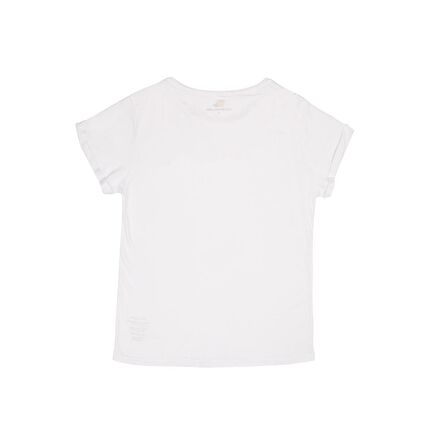 Biggdesign Faces Hope Kadın T-Shirt Beyaz-L