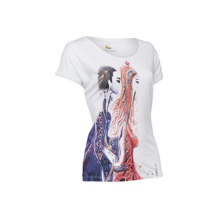 Biggdesign Aşk Kadın T-Shirt Beyaz-M