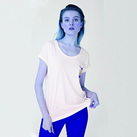 BiggDesign Cats Cepte Kedi T-Shirt Beyaz-M