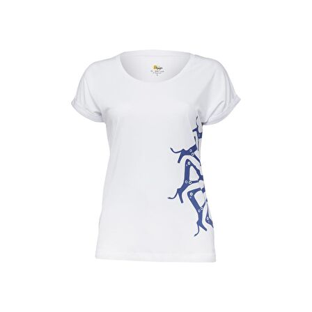 Biggdesign Bc 3000 Geyik T-Shirt Beyaz-S