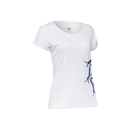 Biggdesign Bc 3000 Geyik T-Shirt Beyaz-S