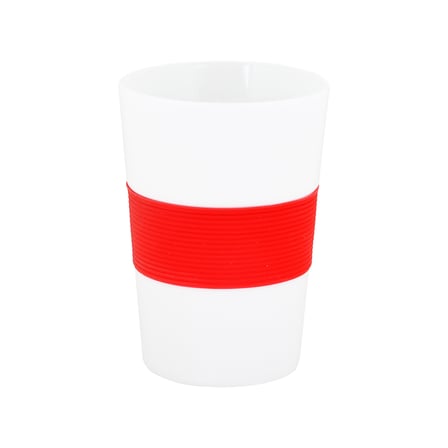 Biggdesign Dogs Seramik Mug Silikon Bantlı Kırmızı