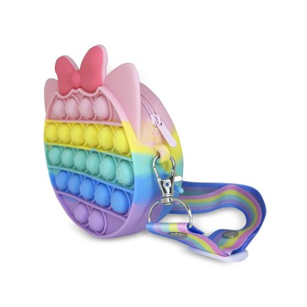 Ogi Mogi Toys Silikon Yuvarlak Omuz Çantası