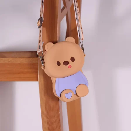 Ogi Mogi Toys Silikon Minik Ayı Omuz Çantası