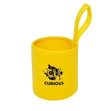 Biggdesign Moods Up Curious Neopren Kılıflı Cam Matara 600 Ml