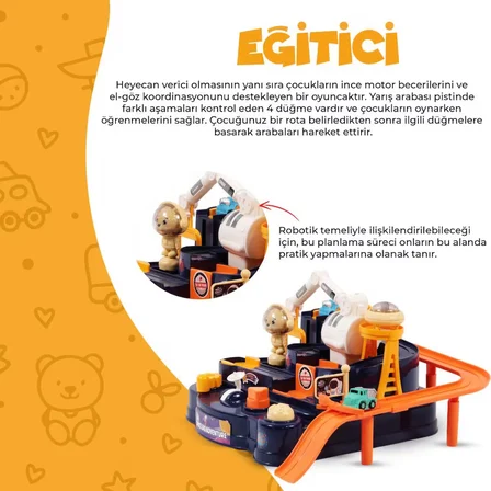 Ogi Mogi Toys 4 Düğme Kontrollü Uzay Macerası Oyun Seti