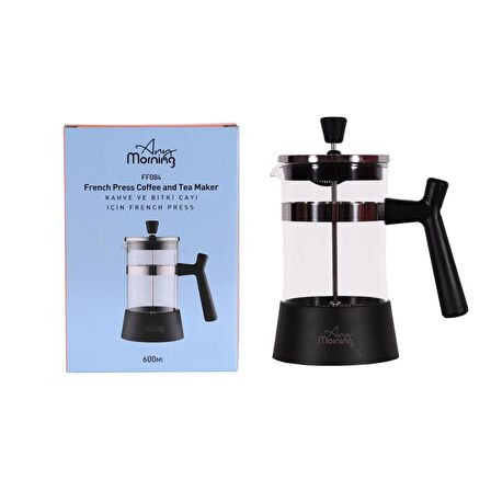 Any Morning FF084 Kahve ve Bitki Çayı için French Press 600 ML