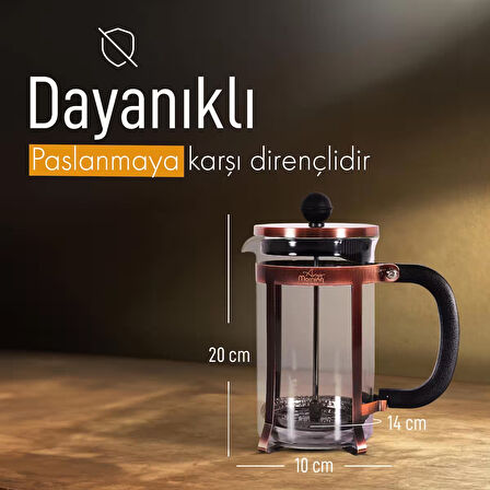 Any Morning FF120 Kahve ve Bitki Çayı için French Press 600 ML