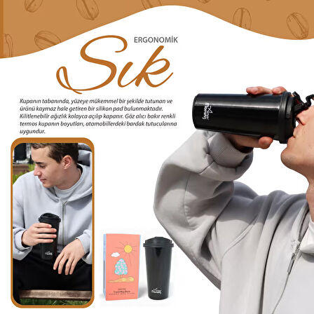 Any Morning SI231902 Termos Mug Siyah