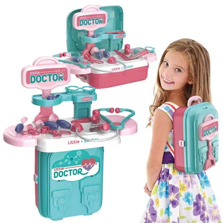 Ogi Mogi Toys Doktor Oyun Seti Eğitici 2’si 1 Arada Sırt Çantası