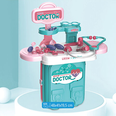 Ogi Mogi Toys Doktor Oyun Seti Eğitici 2’si 1 Arada Sırt Çantası