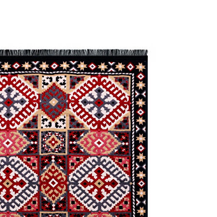 Bigghome Kilim, Makinede Yıkanabilir, Modern Desenli, 80*150 cm, SA25EU