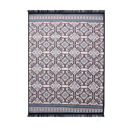 Bigghome Kilim, Makinede Yıkanabilir, Modern Desenli, 80*150 cm, SA25AT