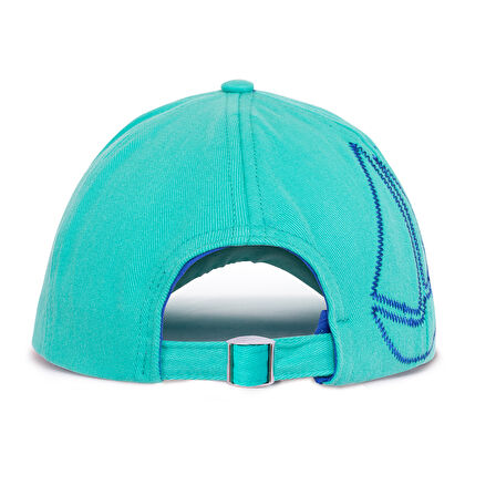 Anemoss Turkuaz Yelken Nakışlı Yazlık Şapka – Pamuklu, Hafif ve Nefes Alabilir Kumaş