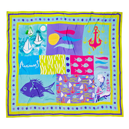 Anemoss Harmoni Pareo Yeşil 120*140 cm