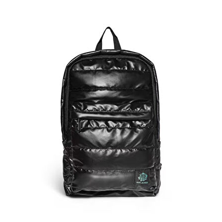 Biggdesign Moods Up Relaxed Kapitone Su Geçirmez Kumaşlı Okul ve Laptop Sırt Çantası Siyah