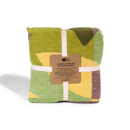 Bigghome Botanik  Çift Kişilik Battaniye 200 x 220 cm