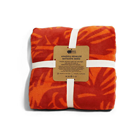Bigghome Doğa Tek Kişilik Battaniye 150 x 200 cm