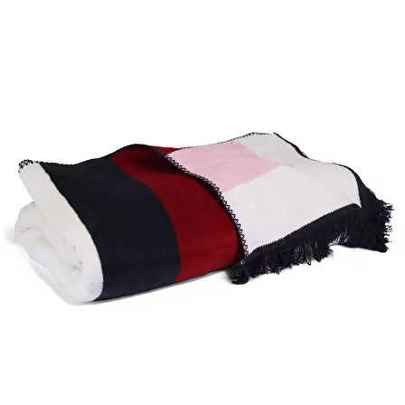 Bigghome Ritim Çift Kişilik Battaniye 200 x 220 cm