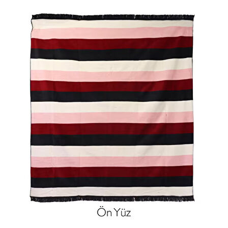 Bigghome Ritim Çift Kişilik Battaniye 200 x 220 cm