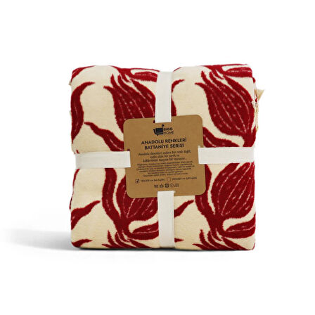 Bigghome Lalezar Tek Kişilik Battaniye 150 x 200 cm