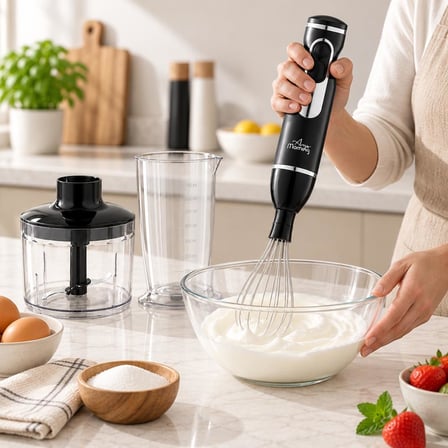 Any Morning El Blender Seti 400 W Çırpıcı, Doğrayıcı, Karıştırıcı Aparatlı ve Ölçü Kabı SIN2636