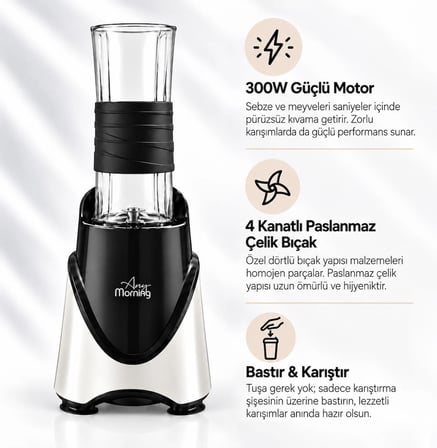 Any Morning SIN2635 Kişisel Smoothie Blender
