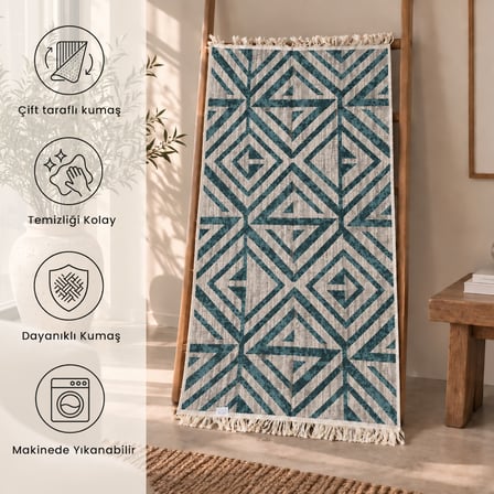 Bigghome Çift Taraflı Kilim 80*150 cm SA26MB