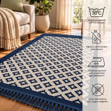 Bigghome Çift Taraflı Kilim 120*180 cm SA26ZE