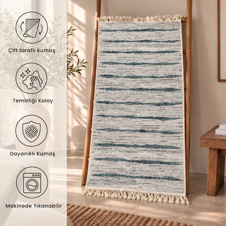 Bigghome Çift Taraflı Kilim 80*150 cm SA26ED