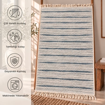 Bigghome Çift Taraflı Kilim 120*180 cm SA26ED