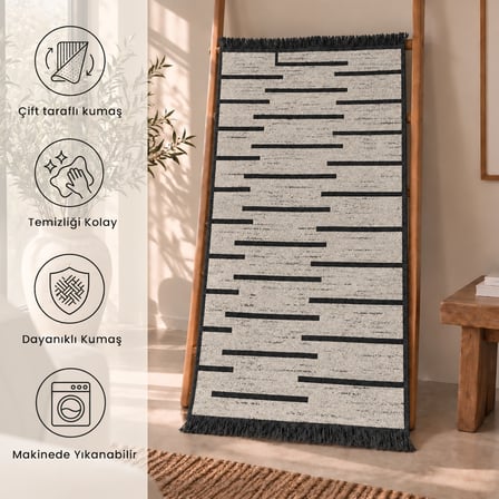 Bigghome Çift Taraflı Kilim 80*150 cm SA26MK