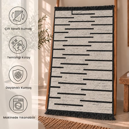Bigghome Çift Taraflı Kilim 120*180 cm SA26MK