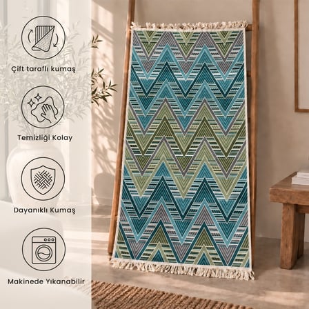 Bigghome Çift Taraflı Kilim 80*150 cm SA26OP