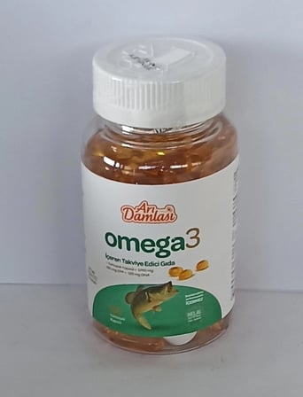 Ari Damlasi Omega 3 Takviye Edici Gıda 100 Yumuşak Kapsül 1240 mg